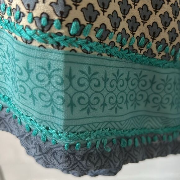 Gretchen Scott Designs silky boho tunic top  - Size M - Picture 5 of 10